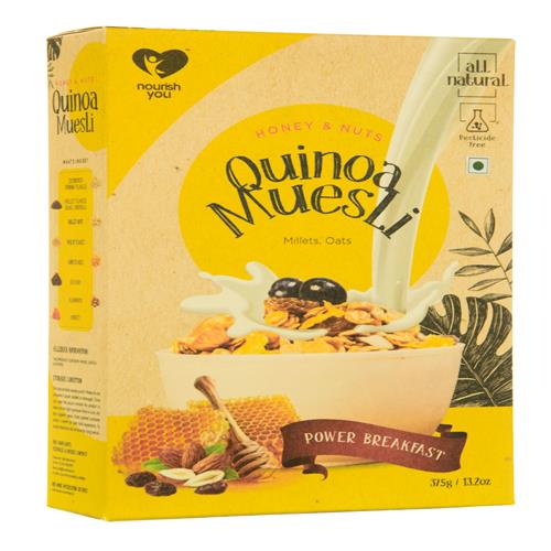 NOURISH YOU QUINOA MUESLI NUTS 375g